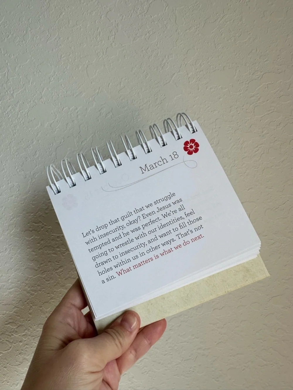 You're Already Amazing - Inspirational Spiral Daily Calendar